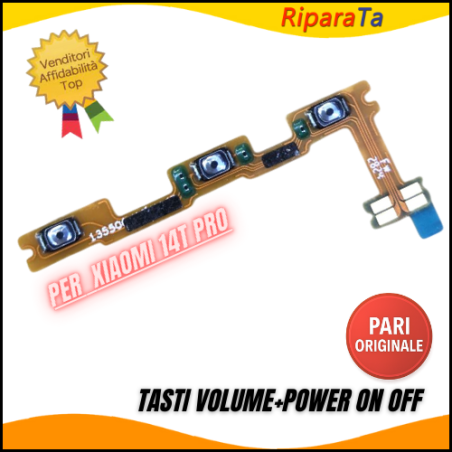 Tasti Volume e Power Xiaomi 14T Pro - Ricambio | RiparaTa B2B