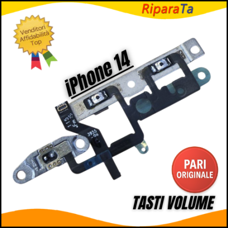Flex Tasti Volume iPhone 14 Pari Originale | RiparaTa B2B