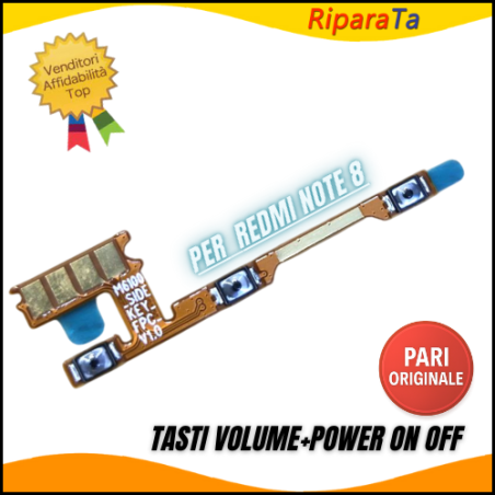 Tasti Volume Power Redmi Note 8/8T/8 2021 | RiparaTa B2B