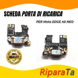 PCB Connettore + Microfono per Motorola Edge 40 Neo OEM | RiparaParts