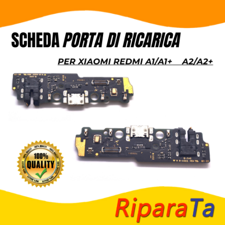 PCB Connettore + Microfono + Jack audio per Xiaomi Redmi A1/A1+/A2+/A2