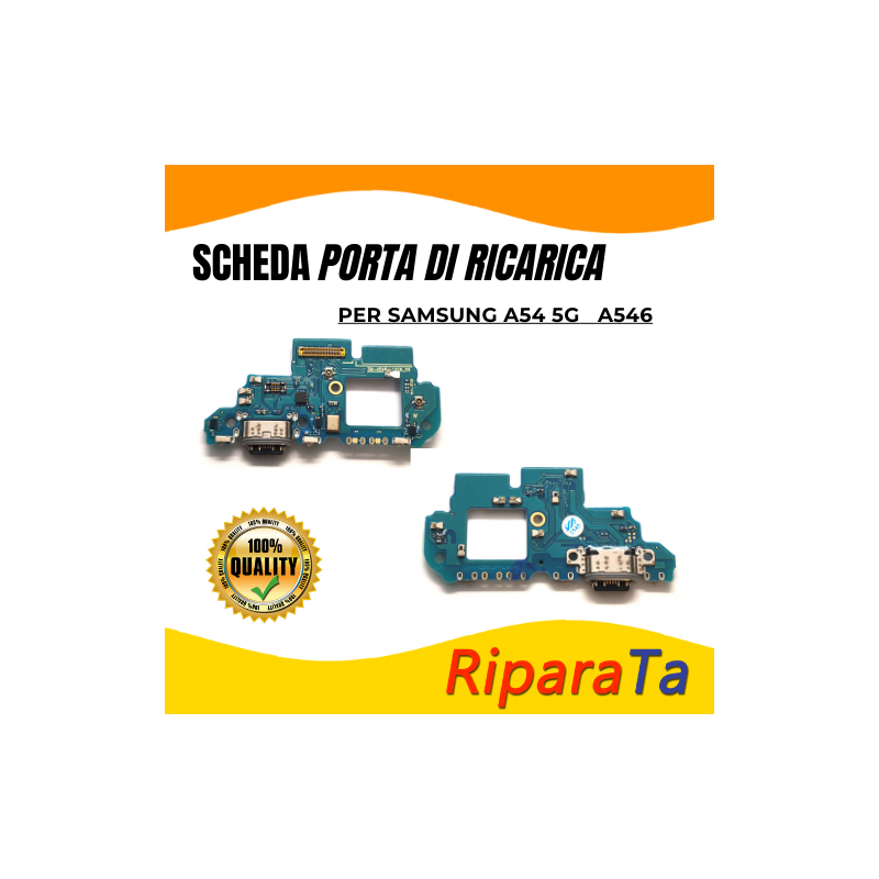 PCB Connettore + Microfono per Samsung Galaxy A54 A546  OEM | RiparaPa