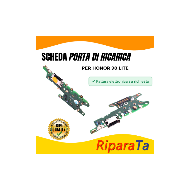 PCB Connettore + Microfono per Honor 90 Lite  ORIGINALE | RiparaParts