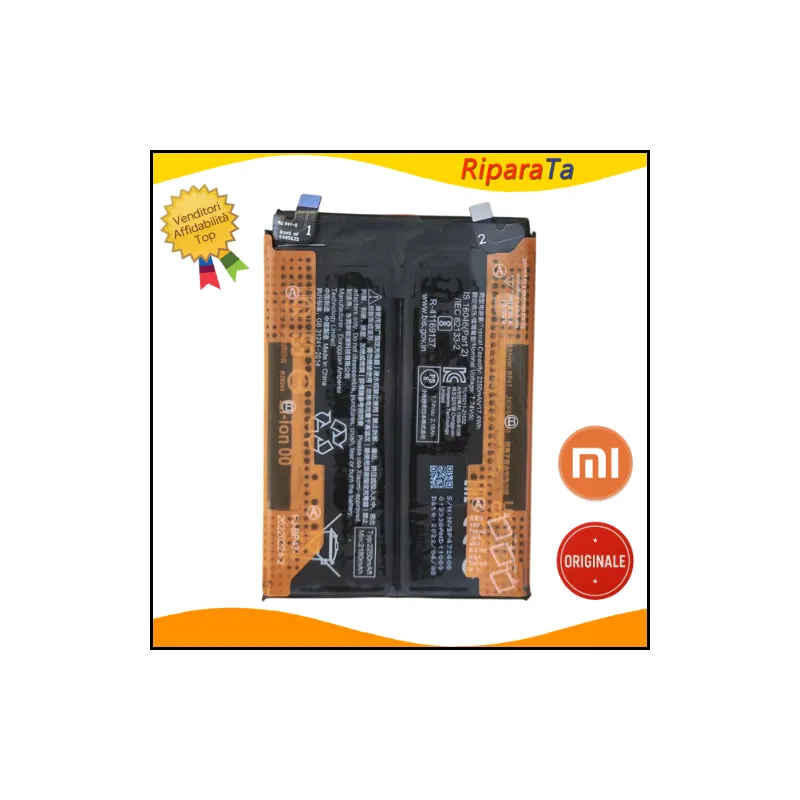 BATTERIA ORIGINALE BP47 PER XIAOMI REDMI NOTE 11 PRO PLUS 5G 21091116U