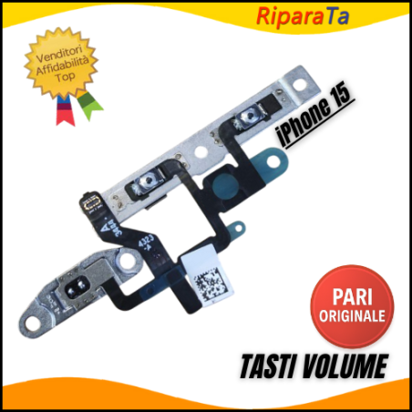 Flex Tasti Volume iPhone 15 Pari Originale | RiparaTa B2B