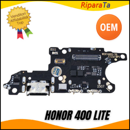 CONNETTORE RICARICA HONOR 400 LITE  ABR-NX1 ABR-N31C1 PCB MICROFONO LE