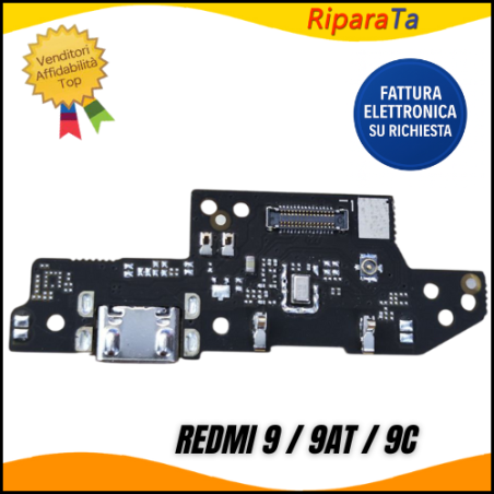 CONNETTORE RICARICA XIAOMI REDMI 9A M2006C3LG DOCK PCB MICROFONO | Rip