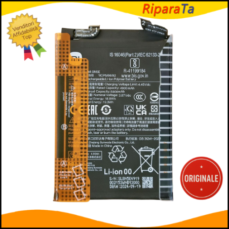 BATTERIA ORIGINALE BN5E PER XIAOMI REDMI NOTE 11 PRO 5000MaH | RiparaP