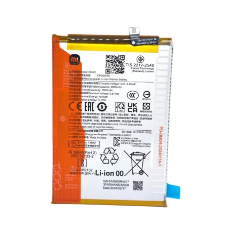 BATTERIA ORIGINALE BM5R XIAOMI REDMI 12 4G 23053RN02A 5000MaH CON ADES