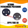 VETRINO LENTE FOTOCAMERA CAMERA POSTERIORE OPPO FIND X8 CPH2651 NERO |