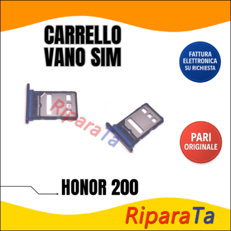 SLOT CARRELLO PORTA SIM CARD PER HONOR 200 ELI-AN00 ELI-NX9 ALLOGGIO N