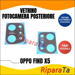 VETRINO VETRO LENTE FOTOCAMERA CAMERA POSTERIORE per OPPO FIND X5 CPH2