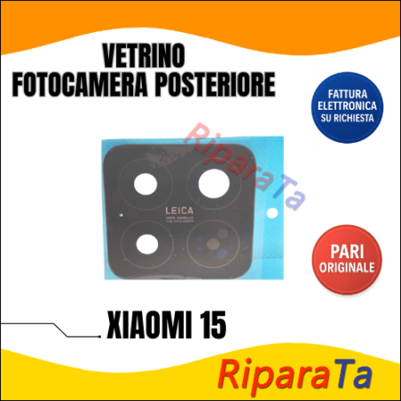 VETRINO VETRO LENTE FOTOCAMERA CAMERA POSTERIORE XIAOMI 15 24129PN74G 