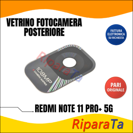 VETRINO VETRO LENTE FOTOCAMERA CAMERA POSTERIORE XIAOMI REDMI NOTE 11 