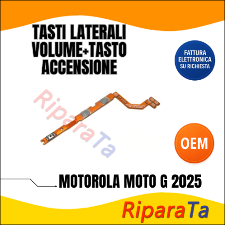 Tasti Volume Power Motorola Moto G 2025 OEM | RiparaTa B2B