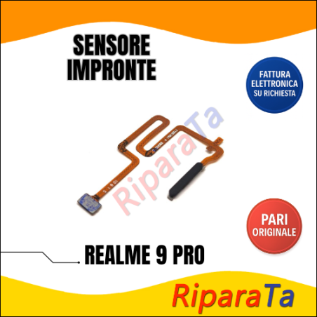 FLEX FLAT FINGERPRINT SENSORE IMPRONTA REALME 9 PRO RMX3471  NERO ORI 