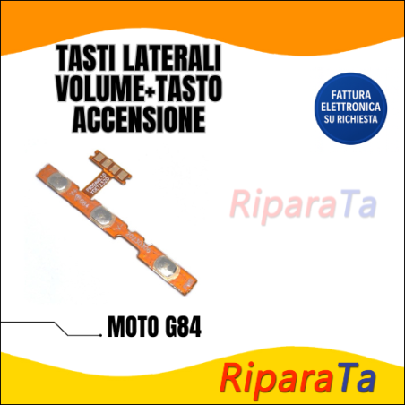 Tasti Volume Power Motorola Moto G84 XT2347 | RiparaTa B2B