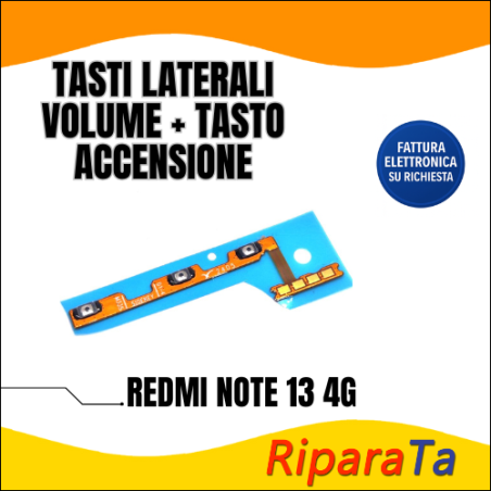 Tasti Volume Power Redmi Note 13 4G 23129RAA4G | RiparaTa B2B
