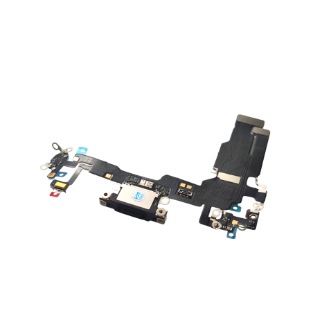 CONNETTORE RICARICA APPLE IPHONE 15 FLEX MICROFONO DOCK CARICA NERO OE