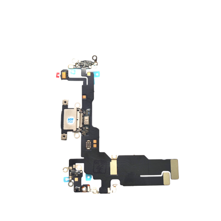 CONNETTORE RICARICA APPLE IPHONE 15 FLEX MICROFONO DOCK CARICA NERO OE