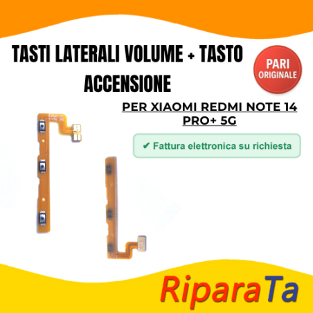 Tasti Volume Power Redmi Note 14 Pro+ 5G | RiparaTa B2B