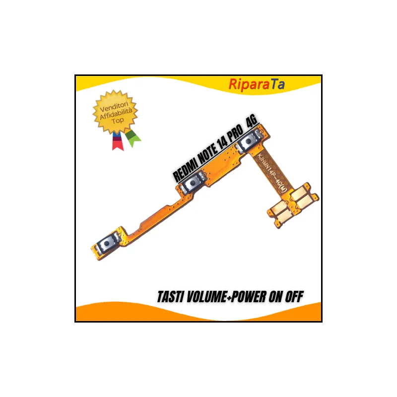 Tasti Volume Power Redmi Note 14 Pro 4G | RiparaTa B2B