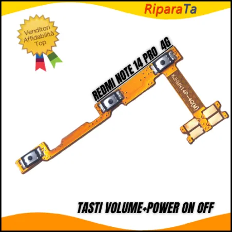 Tasti Volume Power Redmi Note 14 Pro 4G | RiparaTa B2B
