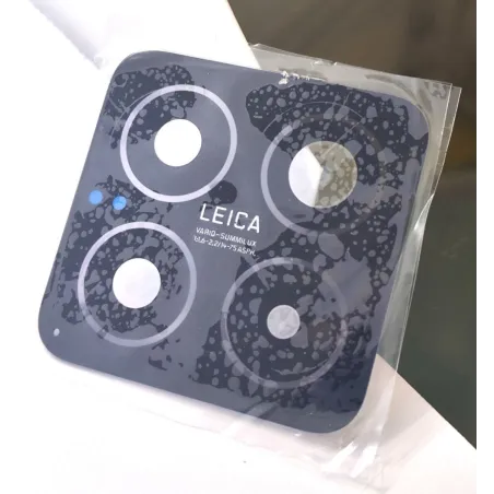 VETRINO VETRO LENTE FOTOCAMERA CAMERA POSTERIORE per XIAOMI 14  NERO  