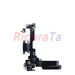 CONNETTORE RICARICA APPLE IPHONE 14 A2882 FLEX DOCK NERO PARI ORIGINALE