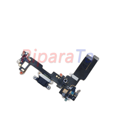 CONNETTORE RICARICA APPLE IPHONE 14 A2882 FLEX DOCK NERO PARI ORIGINALE