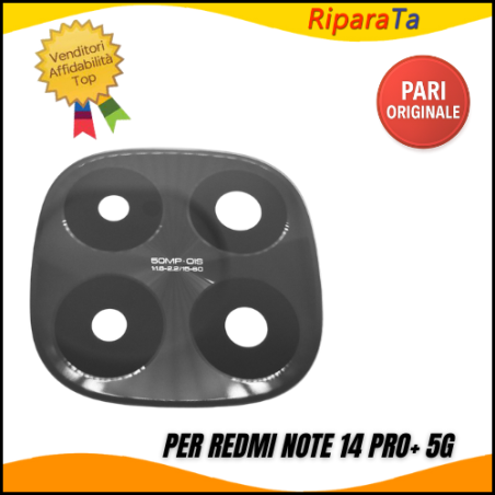 VETRINO LENTE FOTOCAMERA CAMERA POSTERIORE per XIAOMI REDMI NOTE 14 PR