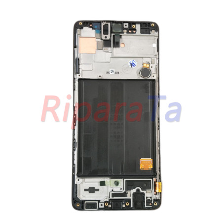 DISPLAY LCD TOUCH+FRAME SAMSUNG GALAXY A51 SM-A515F SERVICE PACK ORIGI