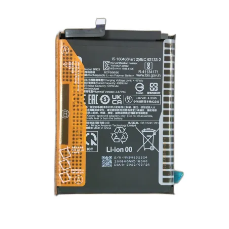 BATTERIA ORIGINALE BN53 XIAOMI REDMI NOTE 9 PRO M2003J6B2G 5020mAh | R