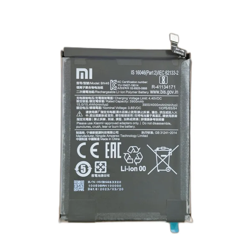 BATTERIA ORIGINALE BN46 PER XIAOMI REDMI NOTE 8 M1908C3JG 3900mAh | Ri