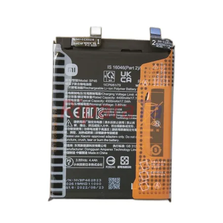 BATTERIA BP46 PER XIAOMI 12 2201123G ORIGINALE GARANTITO 4500mAh | Rip