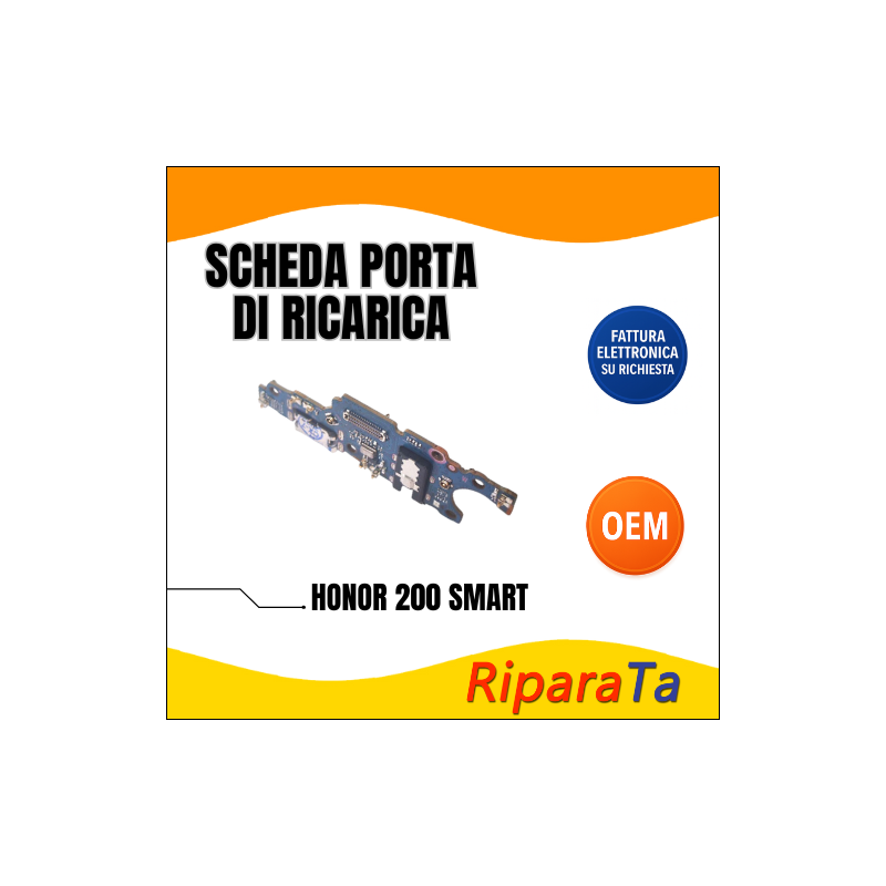 PCB CONNETTORE RICARICA HONOR 200 SMART ALT-NX1 DOCK MICROFONO JACK AU