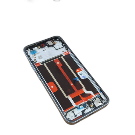 DISPLAY OLED PER OPPO A6 PRO 5G CPH2781 / A6 5G PLS120 TOUCH FRAME SERVICE PACK LUNAR TITANIUM