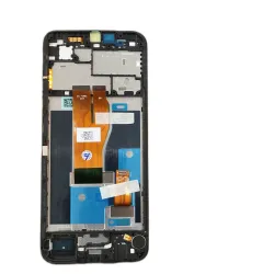 DISPLAY LCD TOUCH FRAME PER REALME C33 4G SERVICE PACK RMX3624 SCHERMO VETRO NERO
