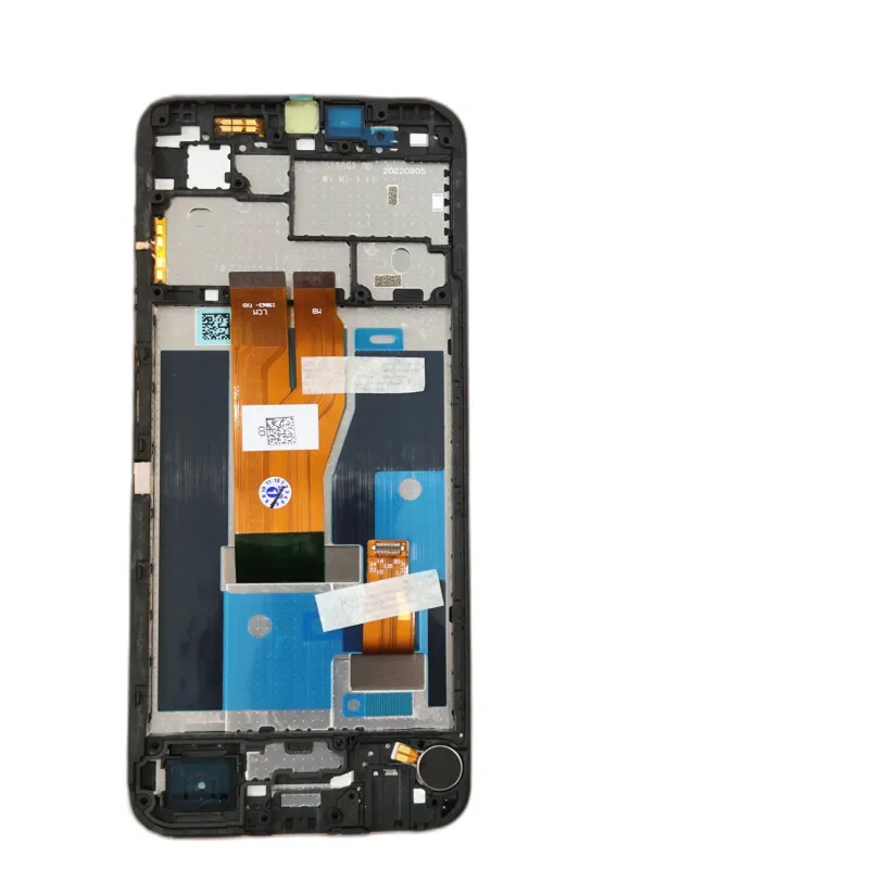 DISPLAY LCD TOUCH FRAME PER REALME C33 4G SERVICE PACK RMX3624 SCHERMO VETRO NERO