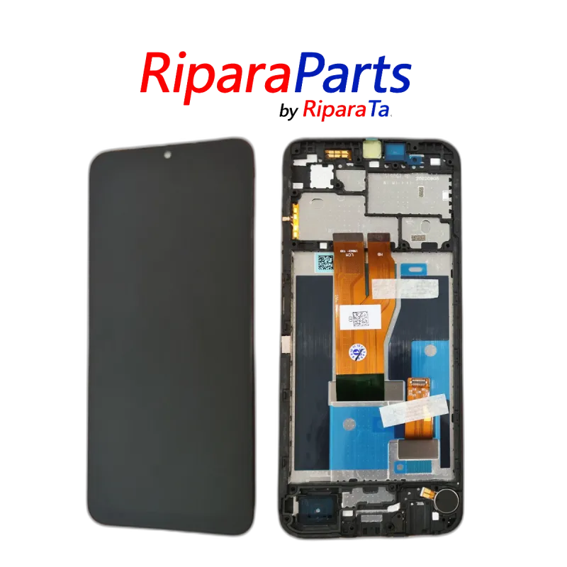 DISPLAY LCD TOUCH FRAME PER REALME C33 4G SERVICE PACK RMX3624 SCHERMO VETRO NERO