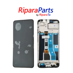 DISPLAY LCD TOUCH PER REALME C53 SERVICE PACK RMX3760 FRAME NERO