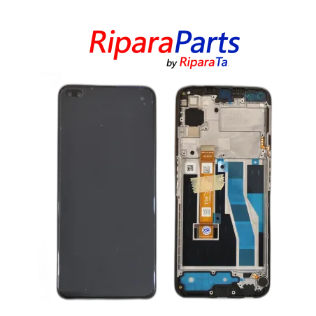 DISPLAY LCD TOUCH+FRAME PER REALME 6 PRO RMX2061 RMX2063 ORIGINALE NER