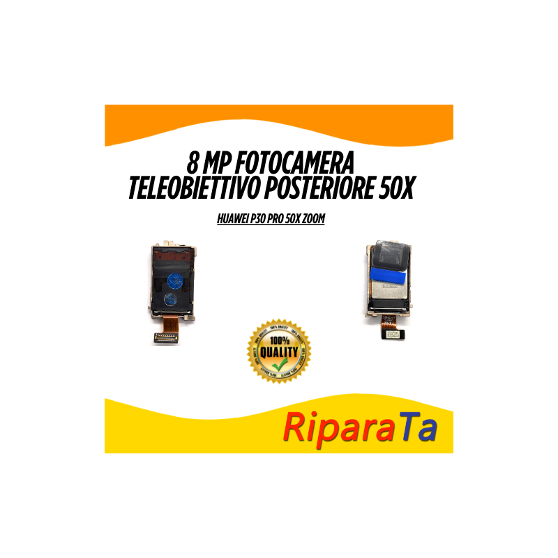 Fotocamera Teleobiettivo Posteriore 8MP per Huawei P30 Pro 50x | Ripar