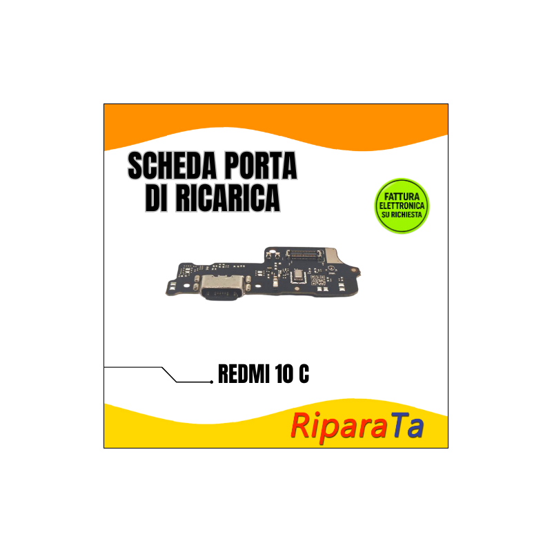 PCB CONNETTORE RICARICA XIAOMI REDMI 10c 220333QAG DOCK MICROFONO HQ |