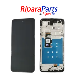 DISPLAY LCD ORIGINALE TOUCH FRAME PER MOTOROLA MOTO G13 XT2331-2 SCHERMO NERO