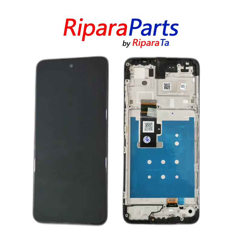 DISPLAY LCD ORIGINALE TOUCH FRAME PER MOTOROLA MOTO G13 XT2331-2 SCHERMO NERO