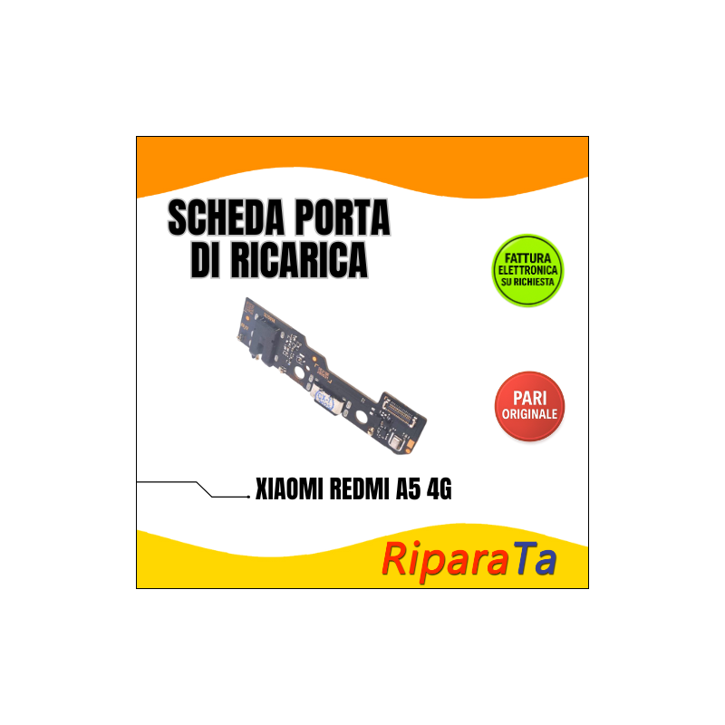 PCB RICARICA CONNETTORE XIAOMI REDMI A5 4G 25028PC03G MIC+JACK PARI OR