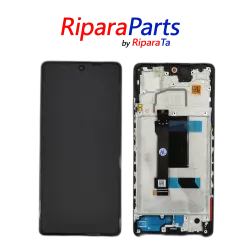 DISPLAY AMOLED LCD FRAME PER XIAOMI POCO X5 PRO 22101320G SERVICE NERO