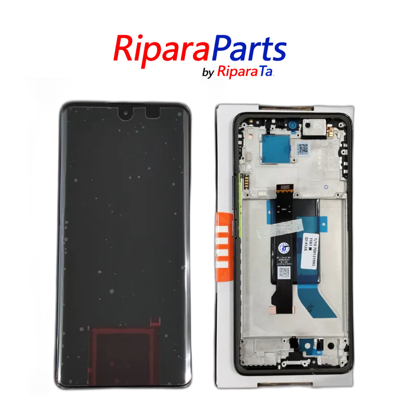 DISPLAY AMOLED LCD FRAME PER XIAOMI REDMI NOTE 14 PRO 5G 24090RA29G SERVICE 120hz NERO