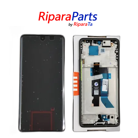 DISPLAY AMOLED LCD FRAME PER XIAOMI REDMI NOTE 14 PRO 5G 24090RA29G SERVICE 120hz NERO